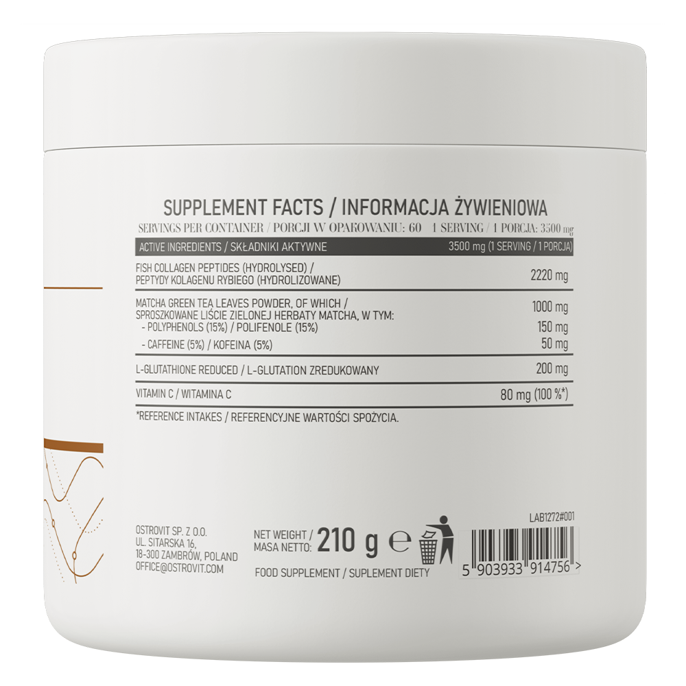 OstroVit Collagen + Matcha 210g
