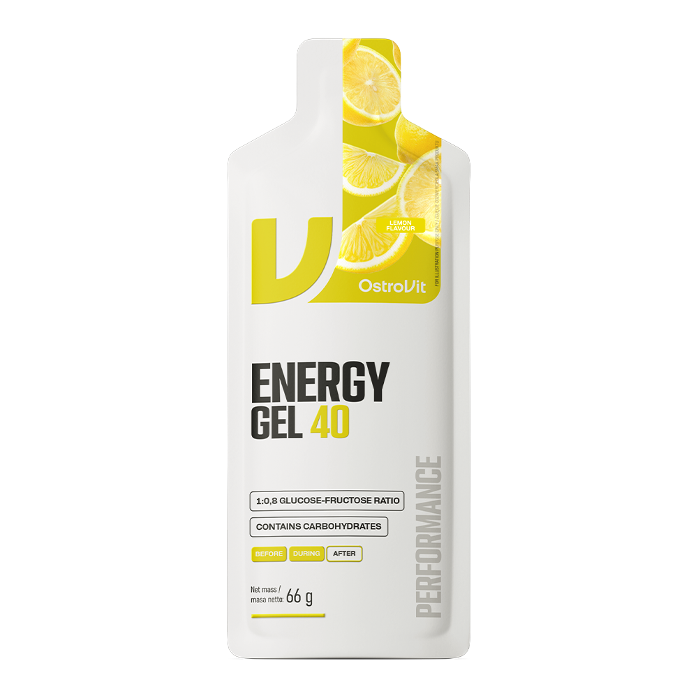 OstroVit Energy Gel 40 Sitron – 12 x 66g