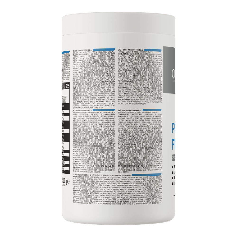Post-Workout 500g OstroVit Jordbær & Blåbær