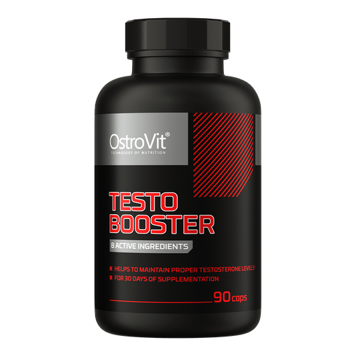 OstroVit Testo Booster 90 kapsler – kosttilskudd for menn, energi og vitalitet