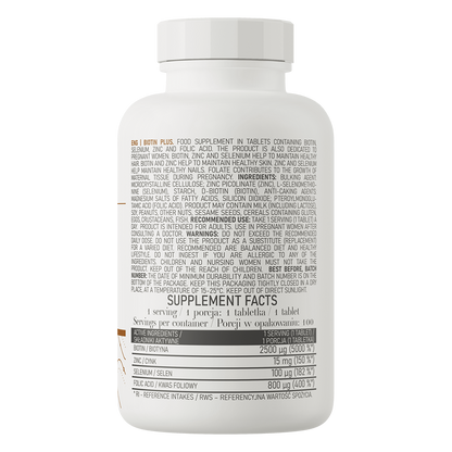 OstroVit Biotin Plus 100 tabs