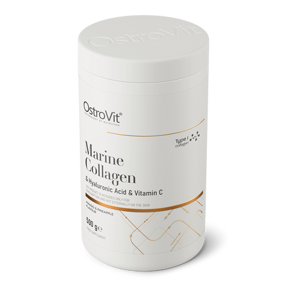 OstroVit Marine Collagen + Hyaluronic Acid + Vitamin C 500g Mango med Ananas