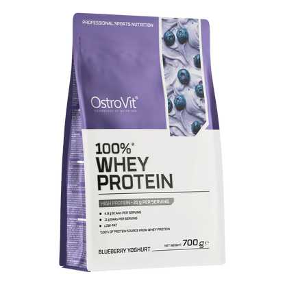 OstroVit 100% Whey Protein 700g – Myseprotein for Muskelvekst | 11 Smaker