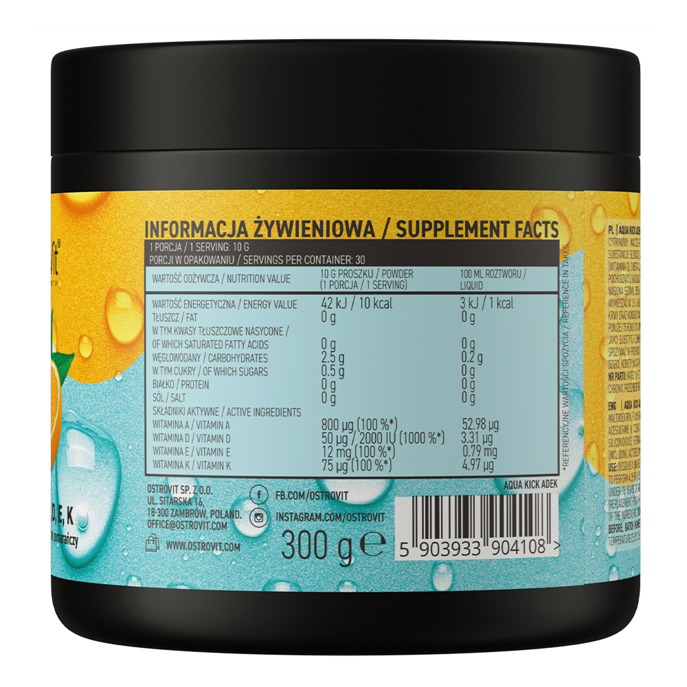 OstroVit Aqua Kick ADEK 300g