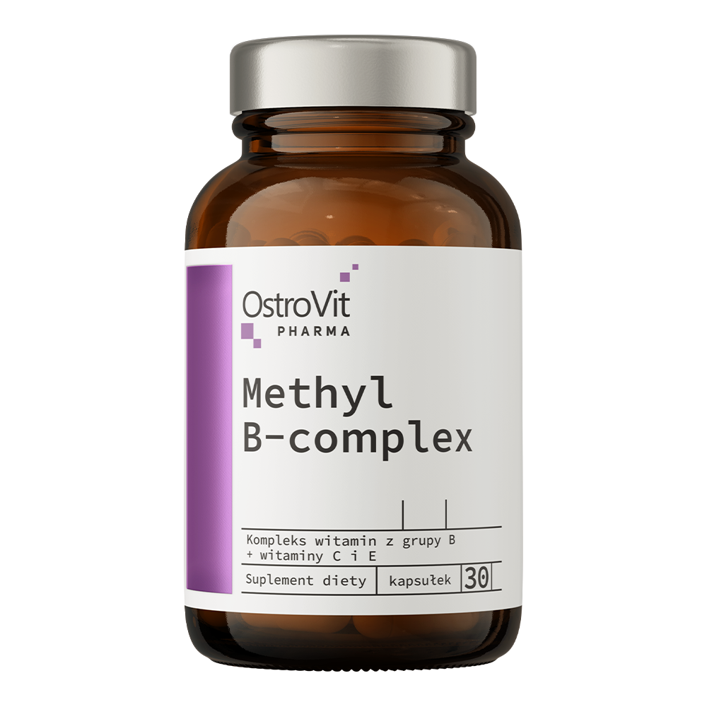 OstroVit Pharma Methyl B-Complex – 30 kapsler