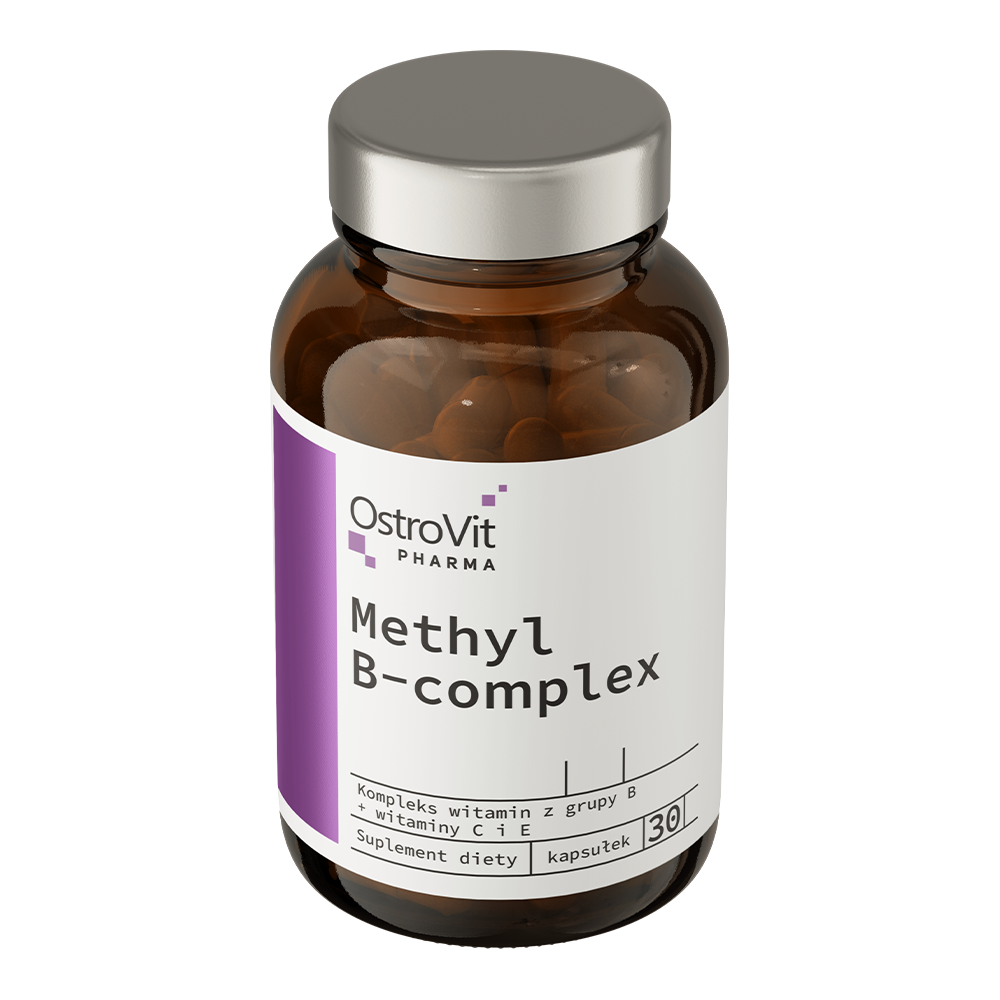 OstroVit Pharma Methyl B-Complex – 30 kapsler