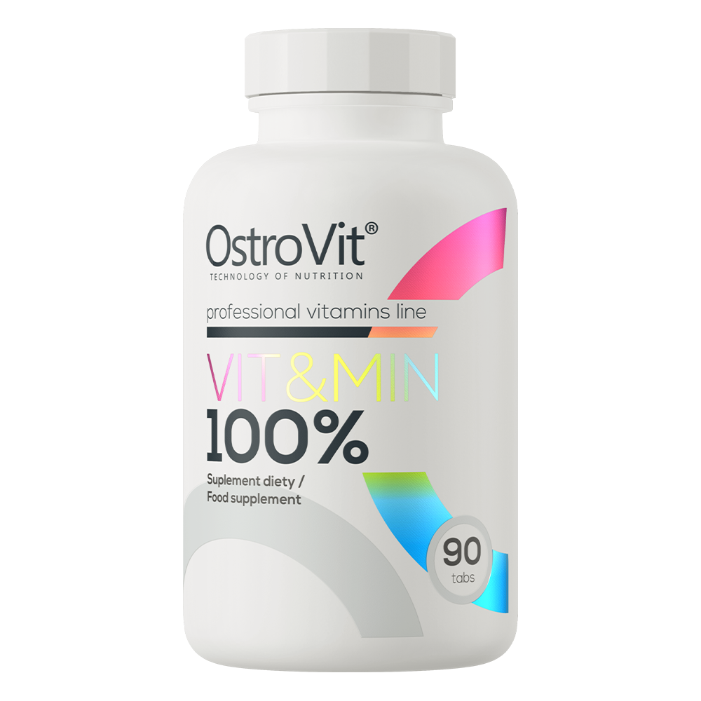 OstroVit 100% Vit&Min 90 tabletter – Komplett Multivitamin & Mineral