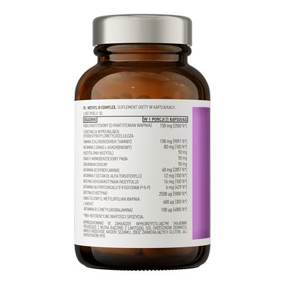 OstroVit Pharma Methyl B-Complex – 30 kapsler