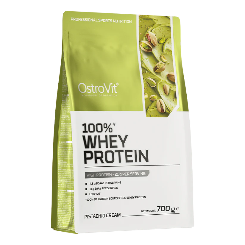 OstroVit 100% Whey Protein 700g – Myseprotein for Muskelvekst | 11 Smaker