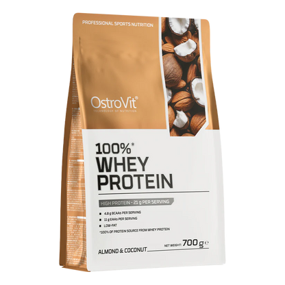 OstroVit 100% Whey Protein 700g – Myseprotein for Muskelvekst | 11 Smaker