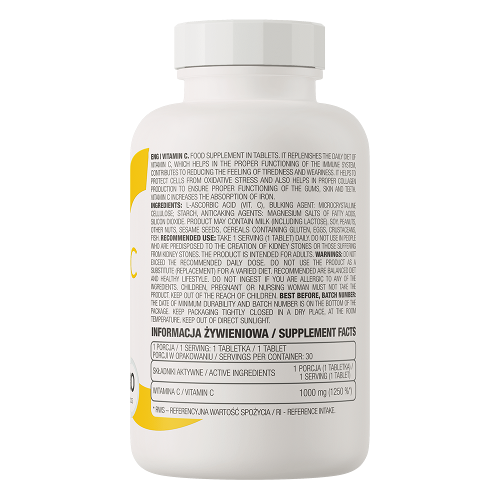 OstroVit Vitamin C 1000mg 30 tabs
