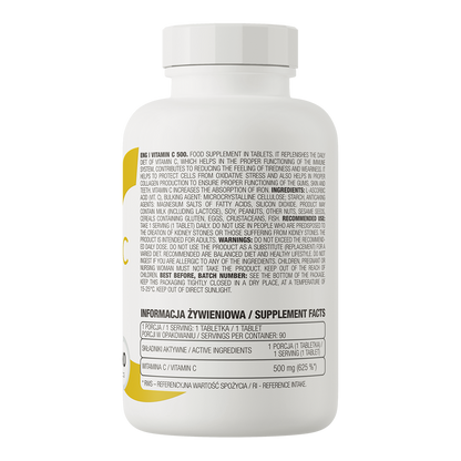 OstroVit Vitamin C 500mg 90 tabs