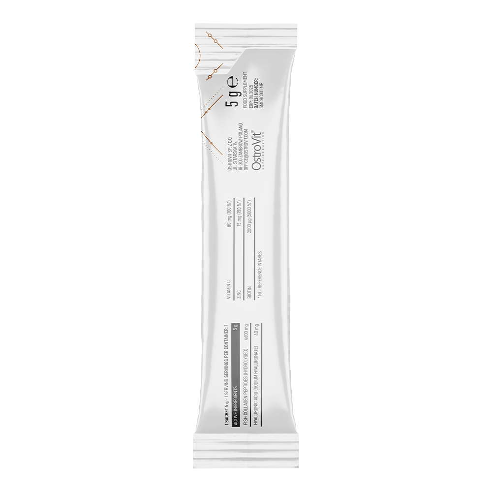 OstroVit Marine Collagen + Hyaluronsyre + Vitamin C 5g x 30 BOX Mango med Ananas