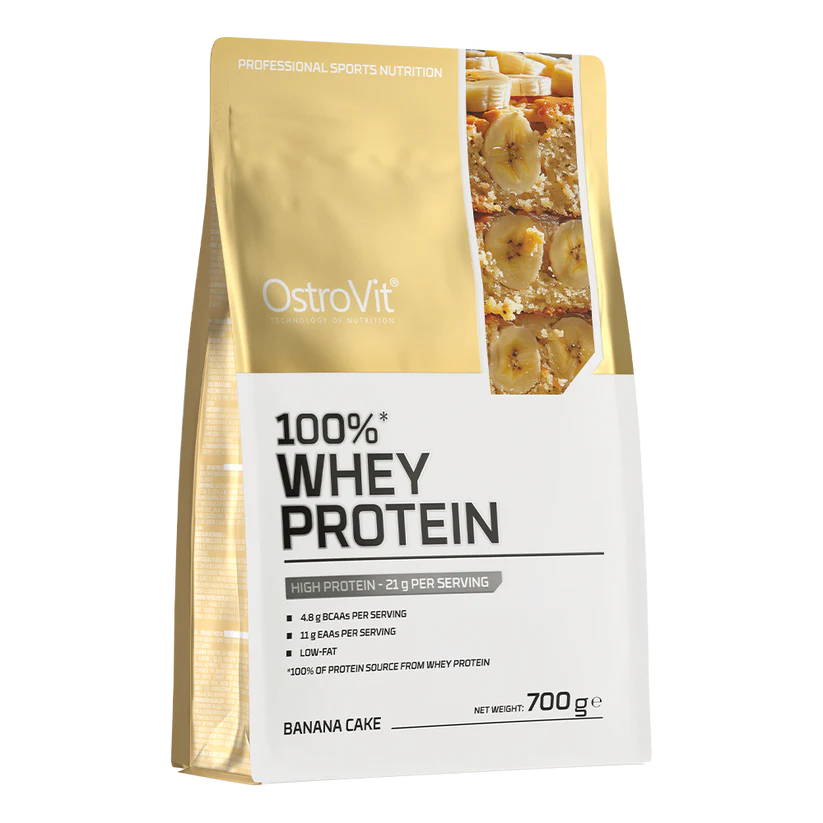 OstroVit 100% Whey Protein 700g – Myseprotein for Muskelvekst | 11 Smaker