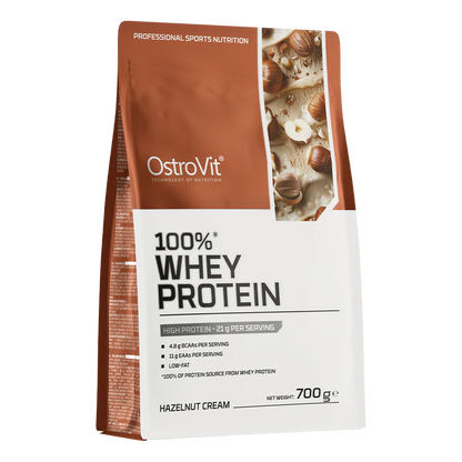 OstroVit 100% Whey Protein 700g – Myseprotein for Muskelvekst | 11 Smaker