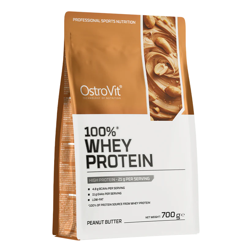 OstroVit 100% Whey Protein 700g – Myseprotein for Muskelvekst | 11 Smaker