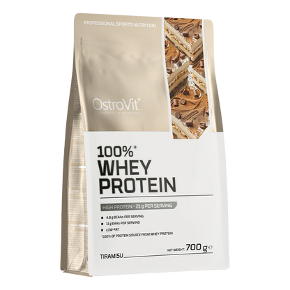 OstroVit 100% Whey Protein 700g – Myseprotein for Muskelvekst | 11 Smaker