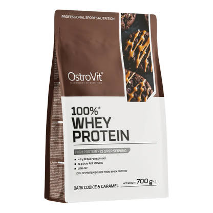 OstroVit 100% Whey Protein 700g – Myseprotein for Muskelvekst | 11 Smaker