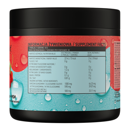 OstroVit Aqua Kick Flex 300 g – Jordbærsmak | Glukosamin & MSM