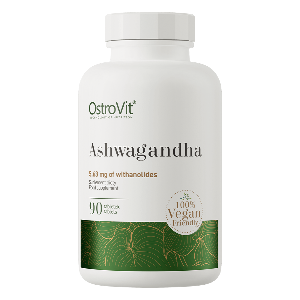 OstroVit Ashwagandha VEGE 90 tabletter – stress, søvn og fokus