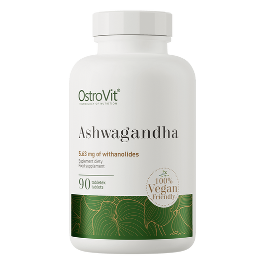 OstroVit Ashwagandha VEGE 90 tabletter – stress, søvn og fokus