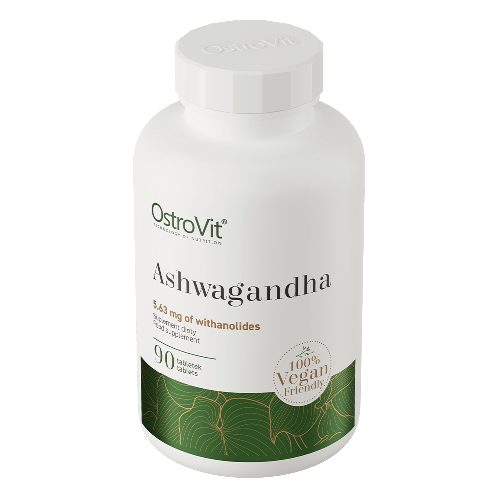 OstroVit Ashwagandha VEGE 90 tabletter – stress, søvn og fokus