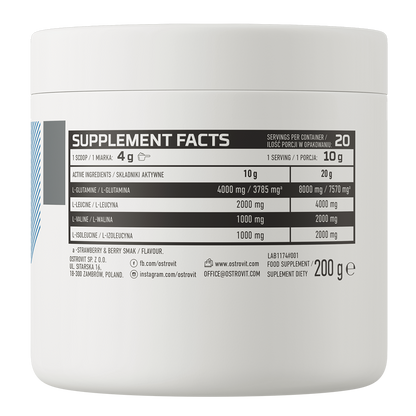 OstroVit BCAA + Glutamin 200g