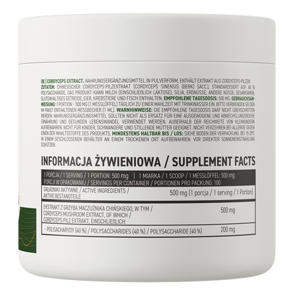OstroVit Ekstrakt av Kinesisk Kordyseps 50g