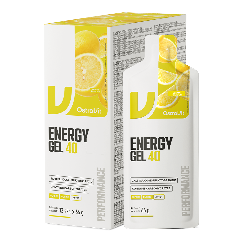 OstroVit Energy Gel 40 Sitron – 12 x 66g