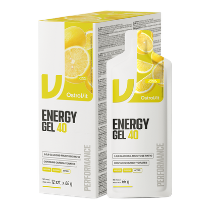 OstroVit Energy Gel 40 Sitron – 12 x 66g