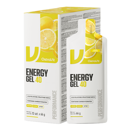 OstroVit Energy Gel 40 Sitron – 12 x 66g