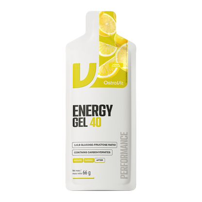 OstroVit Energy Gel 40 Sitron – 12 x 66g