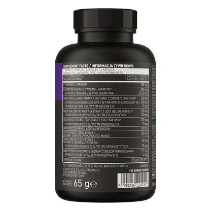 OstroVit Fat Burner eXtreme – energi og fokus 90 kapsler