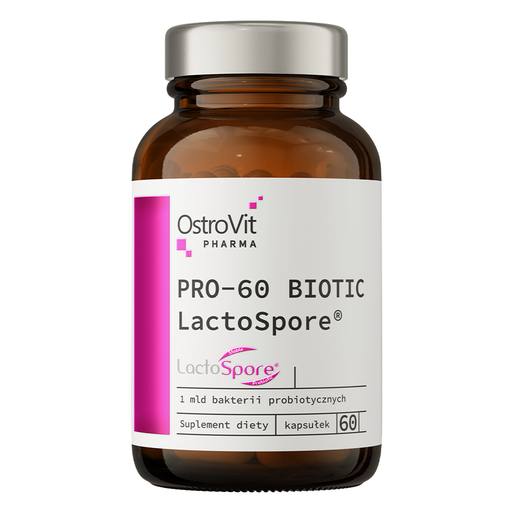 OstroVit Pharma PRO-60 BIOTIC LactoSpore® 60 kapsler