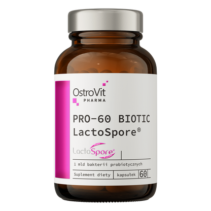 OstroVit Pharma PRO-60 BIOTIC LactoSpore® 60 kapsler