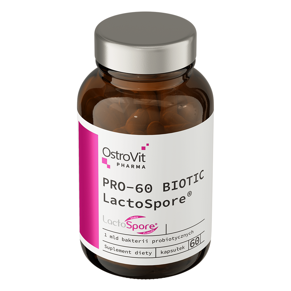 OstroVit Pharma PRO-60 BIOTIC LactoSpore® 60 kapsler