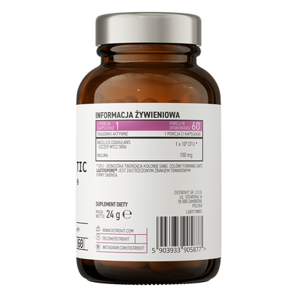 OstroVit Pharma PRO-60 BIOTIC LactoSpore® 60 kapsler