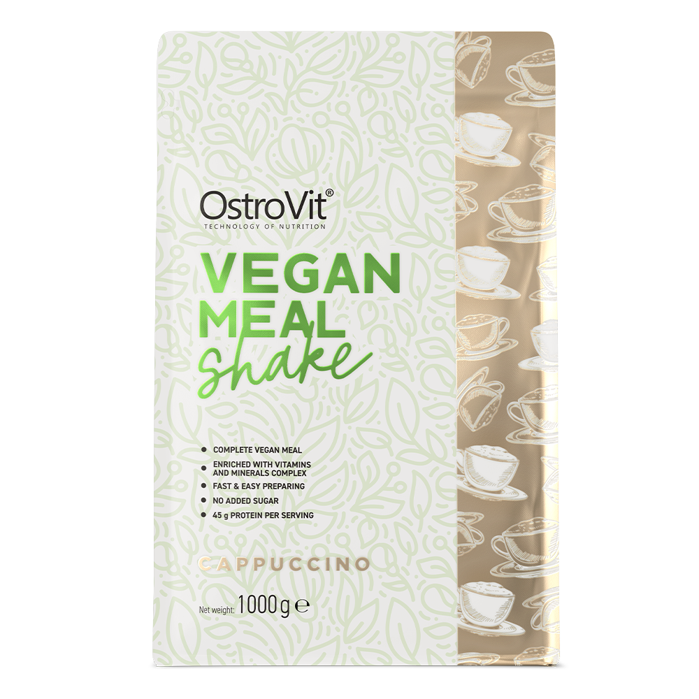 OstroVit Vegan Meal Shake – 1000 g Cappuccino