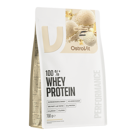 OstroVit 100% Whey Protein 700g – Myseprotein for Muskelvekst | 11 Smaker