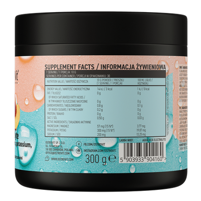 OstroVit Aqua Kick Elektrolytter 300g